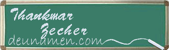 Thankmar Zecher Visitenkarte